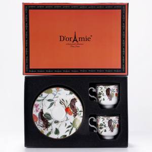 Ensemble de tasses à café en céramique 2025, vente chaude en Chine, tasse à expresso avec soucoupe - Product Image 3