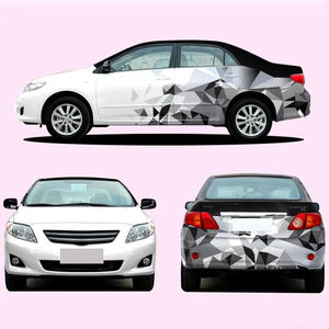 Vinilo Autoadhesivo de PVC NIKO con Diseño de Dibujos Animados Personalizado, Impresión Digital en Degradado, para Envolver la Carrocería del Automóvil y Cambiar de Color - Product Image 3