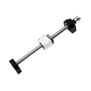 HLTNC Vis à billes SFU2510 100-6000mm Machine à écrou à billes BK20/BF20 Support + porte-écrou + accouplement Module de roulement motorisé pour CNC - Product Image 6
