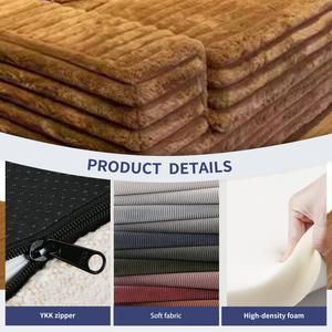 Paket vakum <span class=keywords><strong>Sofa</strong></span> busa pembagi Modular spons dikompresi tempat tidur <span class=keywords><strong>Sofa</strong></span> korduroi lipat kustom pabrik - Product Image 2