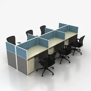 模块化办公室小隔间书桌当代计算机工作站工作站隔板架矩形 59x59 l形书桌