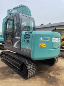 Mini-excavatrice Kobelco SK75-8 SK55 SK60-7 7 tonnes, machine de fabrication japonaise d'occasion avec de belles performances, composants principaux - Product Image 6