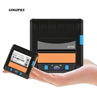 Imprimante d'étiquettes thermiques portable mini 80 mm d'occasion, stable et durable, avec écran, sans encre, haute résolution 203 dpi