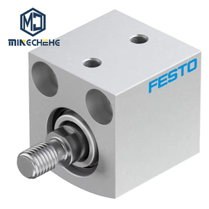 Cylindre pneumatique compact avec guide AADVC-20-10-A-P AADVC-25-15-A-P AADVC-32-20-A-P, actionneur à air fin avec tige de guidage - Product Image 1