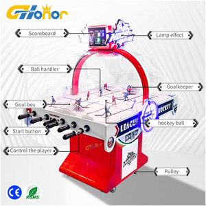 Vente directe usine : Machine <span class=keywords><strong>de</strong></span> hockey sur glace double d'intérieur pour 2 joueurs, à monnayeur, type hockey à <span class=keywords><strong>bulles</strong></span>, <span class=keywords><strong>jeux</strong></span> à monnayeur - Product Image 3