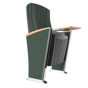 Sillas Plegables para Teatro, Auditorio, Sala de Conferencias, Iglesia, con Mesa y Portapapeles, Venta al Por Mayor de Fábrica - Product Image 1