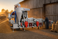 Nettoyeur de graines agricole à double table par gravité pour blé, maïs, tournesol, riz, soja