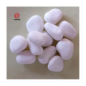 Cheap price China snow white pebble stone for sale