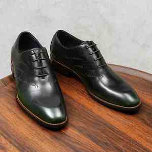 Zapatos de Hombre Formales y Casuales de Negocios, Estilo Británico, de Cuero Transpirable e Impermeable, con Cordones y Punta en Pico, para Bodas - Product Image 3