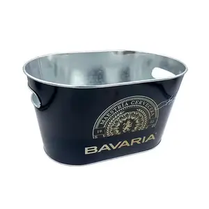 New style bar tools customized large ice cooler metal galvanized ice buckets champagne beer ice bucket