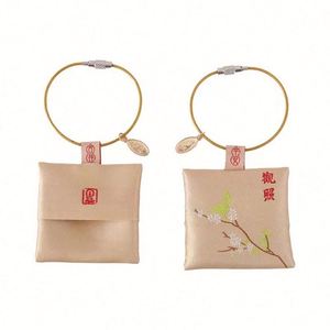 Luxury Good Luck Peace Blessing Lucky Charm Custom Amulet With <b>Circle</b> <b>Ring</b> Omamori Lucky Bag Amulet - Product Image 1