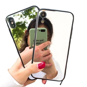 Cassa del telefono dello specchio della signora femminile <span class=keywords><strong>per</strong></span> il telefono di iPhone 6 7 8 11 XS Pro-elegante copertura del telefono cellulare <span class=keywords><strong>per</strong></span> le donne e le ragazze - Product Image 1