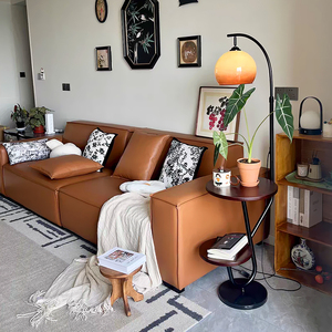 Lampada da Terra Antica per Soggiorno, Accanto al Divano, Lampada da Comodino per Camera da Letto, Lampada d'Angolo Monoblocco - Product Image 3