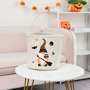 Bolsas de Halloween Personalizadas con Logotipo Impreso, Cestas de Dulces de Calabaza para Niños, Bolsas de Truco o Trato, Bolsas de Regalo Económicas - Product Image 2