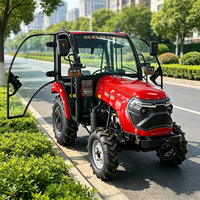Tracteur agricole à roues 4x4 FeiChuang Notable 80 CV avec cabine climatisée, système de pompe hydraulique puissant, capacité de levage élevée pour l'exploitation agricole quotidienne