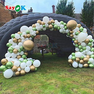 Carpa Inflable Tipo Iglú con Iluminación LED Portátil para Eventos al Aire Libre, Fiestas de Cumpleaños, Reuniones, Celebraciones de Graduación - Product Image 1