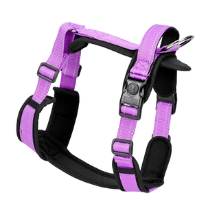 Nouveau <span class=keywords><strong>Harnais</strong></span> pour <span class=keywords><strong>Chien</strong></span> Réfléchissant en Forme de H Personnalisé avec Poignée Rembourrée et Anneau de Protection Anti-Frottement - Product Image 1