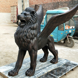 Nouvelles sculptures de lions en <span class=keywords><strong>bronze</strong></span> <span class=keywords><strong>au</strong></span> design moderne à <span class=keywords><strong>prix</strong></span> avantageux - Product Image 4