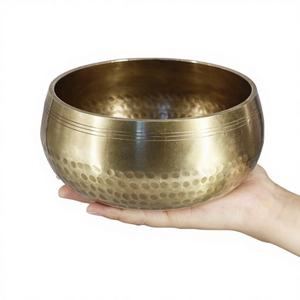 Горячая распродажа: Непальская посуда для медитации ручной работы, тибетская поющая чаша для йоги, медитации и звукотерапии - Product Image 1