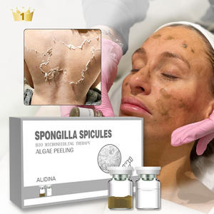 Sérum de microneedling <span class=keywords><strong>bio</strong></span> à élimination de la pigmentation par acné de marque privée OEM Sérum de visage professionnel aux algues Spongilla Spicule <span class=keywords><strong>B</strong></span> - Product Image 4