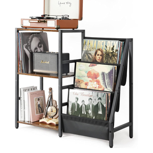 Customized Album Stand Flooring LP Vinyl Record Storage Rack Holder for home,office