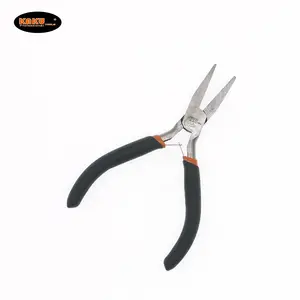 Kaku Yiwu Leverancier Mini CR-V Zwarte Platte Neus Tang Voor Kralenketting Diy Sieraden Maken Tool