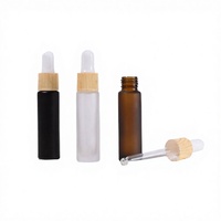 Flacon compte-gouttes en verre noir mat de 20 ml avec bouchon sécurité enfant et pompe à pression, pour huile capillaire, parfum, sérum, et diffuseur à bâtonnets en PP