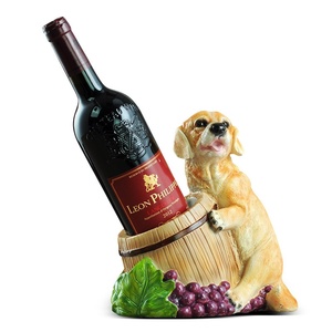 ที่วางขวดไวน์รูปโกลเด้นรีทรีฟเวอร์ วัสดุเรซิ่น สำหรับวางบนโต๊ะ  ขายดีจากโรงงาน ใช้งานได้จริงและตกแต่งสวยงาม - Product Image 5