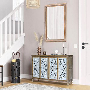 Wood Framed <b>Mirror</b> 22x30 Inches <b>Rectangle</b> <b>Wall</b> Mounted Bathroom Vanity <b>Mirror</b> Farmhouse Style - Product Image 4