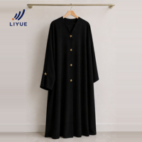 Kancing Jahit Bentuk Bintang Laut Emas dari Paduan Seng, Kancing Hias Jahit Tangan untuk Abaya Saudi, Jubah Wanita Muslim, Aksesoris Pakaian