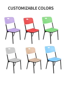 Low Price Student Chair Organizer Metal Frame Four-Legs Study Chair For Adults Student Modern