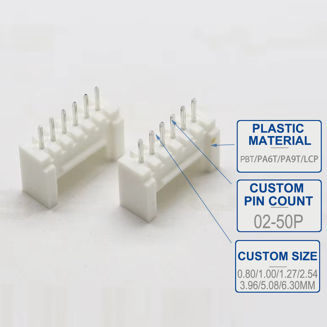 2.0mm Pitch PHB Dual Row Vertical Wafer Connector 2-40Pin with Secure Lock for Automotive and Industrial Control Board