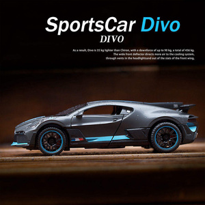 بوجاتي إذن lisense 1:18 بوجاتي Divo 11.5*26*7.5 سنتيمتر محاكاة سبيكة نموذج التراجع الصوت و ضوء سيارة نموذج - Product Image 5