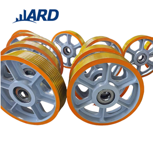 Tali kawat besar 30mm, kecil 90mm 200mm, besi cor, tali kawat alur nilon, tali katrol katrol untuk motor listrik dengan bantalan - Product Image 2