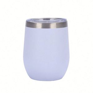 Tasse à café isotherme sous vide en acier inoxydable double paroi de 12 oz, forme d'œuf, avec couvercle, pour l'extérieur - Product Image 6