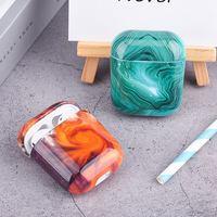 Mode Marbre Motif Écouteurs Cas Pour Airpods 1 2 3 Pro Dur PC Cas Couverture de Charge Boîte Shell Housse De Protection