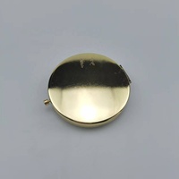 Vente en gros, cadeau personnalisé, petit portefeuille, miroir en métal, mini miroir cosmétique intelligent, double face pliable pour miroir cosmétique