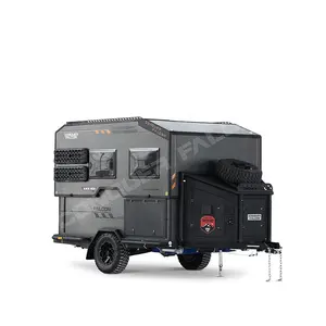 Multi-Functional Offroad Camping Trailer Overland Camper Off Road Vehicle Travel Caravan Camp System For Holiday Tourism