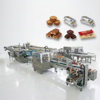 Ligne de production automatique de barres céréalières style Snickers, barres chocolatées, nougat et caramel, avec formage et enrobage, PLC, SUS304, TGMachine