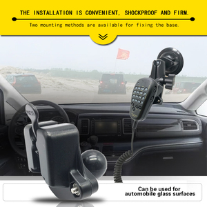 Support universel pour talkie-walkie avec rotule pour voiture, support de téléphone pour camion, fixation pour talkie-walkie pour <span class=keywords><strong>YEASU</strong></span> pour Ram - Product Image 5