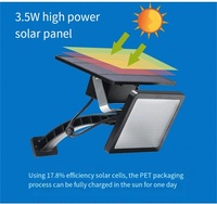 Nouvelle Lampe LED Solaire Intégrée pour Extérieur, Jardin et Aménagement Paysager, Contrôle Intelligent, Étanche avec Indice de Protection IP65 pour Patio, Vente en Gros