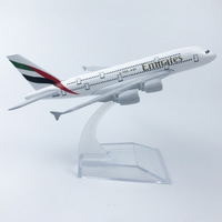 Ensemble de modèles d'avions en alliage de 16 cm, Boeing 747/787, Airbus A380, A320, A350, A340, A330, collection d'avions moulés sous pression avec support d'exposition