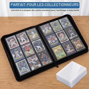 1000 Counts <b>Penny</b> Soft <b>Sleeves</b> Baseball Card <b>Sleeves</b> Top Loaders Recyclable PP Material Silk Screen Printed for Trading Cards - Product Image 4