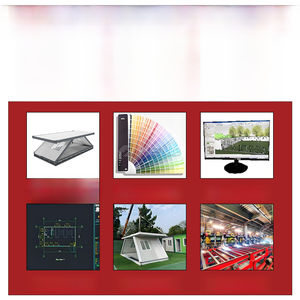 Maison conteneur pliable préfabriquée, maison mobile pour bureau, hôtel, camping, dortoir, micro-entrepôt - Product Image 5