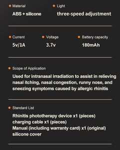 Dilatador Nasal Elegante y Moderno, Alivio Nasal, Máquina de Tratamiento de Sinusitis <span class=keywords><strong>para</strong></span> el Cuidado de la Salud Nasal Personal y Portátil - Product Image 5