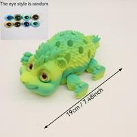 Vashine Portalápices Divertido de Erizo Impreso en 3D, Adorno de Escritorio, Material PLA, Juguetes Seguros para Niños, Portalápices de Animales Impreso en 3D