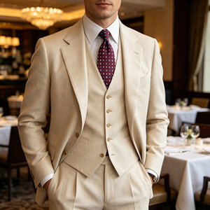 Custom Classic Jacquard Woven <b>Polyester</b> Stripe Necktie for Men Formal Business Wedding - Product Image 3