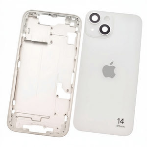 Carcasa Intermedia con Tapa Trasera para iPhone 14 Blanca - Product Image 2