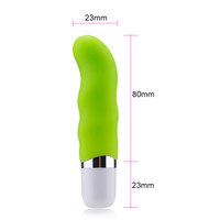 Leistungsstarker Silikon-Vibrator Sexspielzeug für Frauen Klitorale Stimulation Leichtgewichtiger Mini-Finger-Vibrator Spiral-Massagegerät