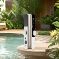 Serrure de porte intelligente étanche à empreinte digitale Tuya Wifi TTLock, entrée sans clé, pour maison et bureau